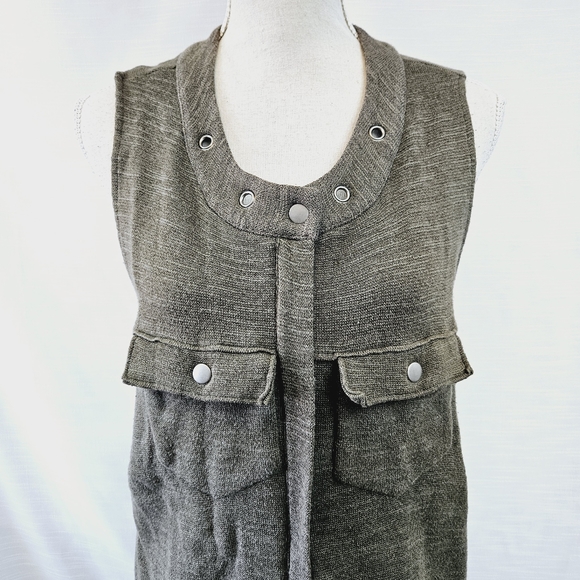 Free People Highway Vest Army Green size Large - Picture 4 of 10